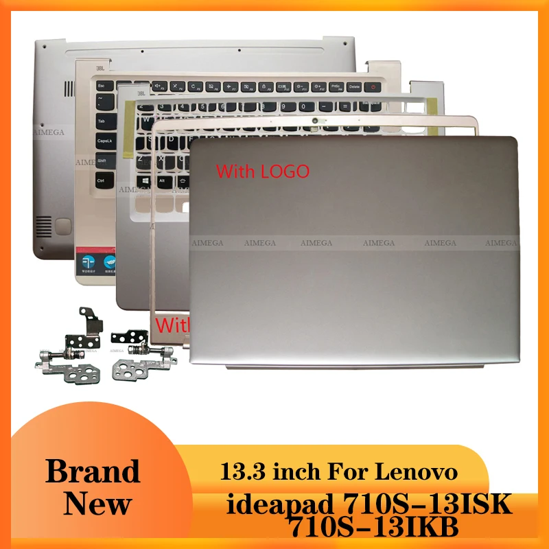 Новинка для Lenovo ideapad 710S-13 710S-13ISK 710S-13IKB Ноутбук LCD задняя крышка/передняя рамка/петли/Упор для рук/нижний корпус золото