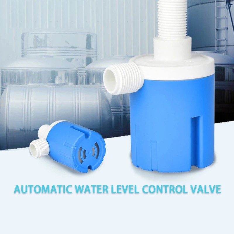 

1/2'' 3/4'' 1'' Practical Water Level Control Durable Replacement Full Automatic Float Valve Anti Corrosion Nylon Ball Balve New