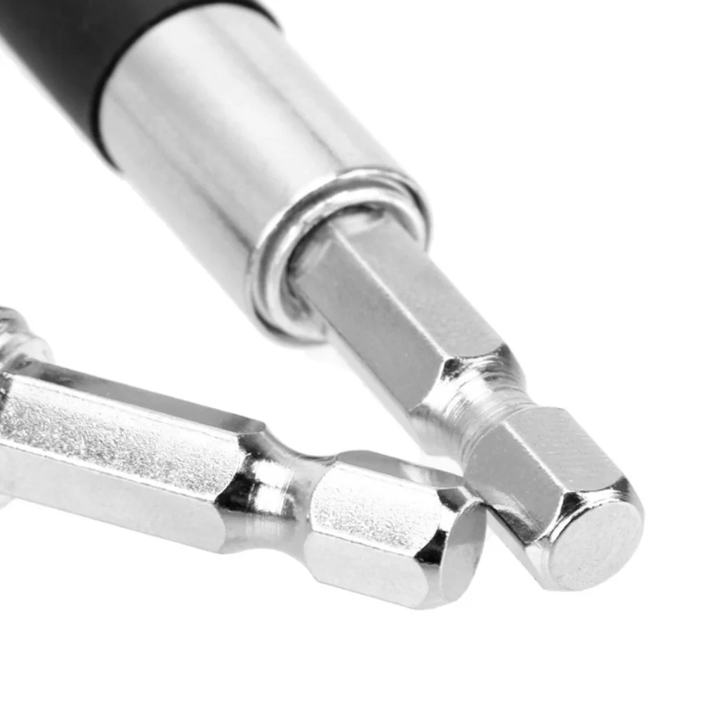 

2pcs Extension Hex Shank Screw Socket Magnetic Impact Driver Drill Bit Holder Adapter Non-slip 80mm 120mm 140mm