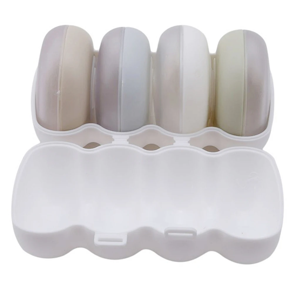 

Portable Travel Bottles Set 4-in-1 Shampoo Lotion Soap Containers Dispenser Set With Carry Case