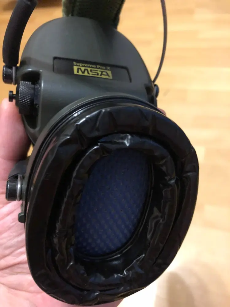 Tactical Silicone Ear Pads Hunting Noise Cancelling Headphone Accessories Compatible with MSASordin Tactical Headphones