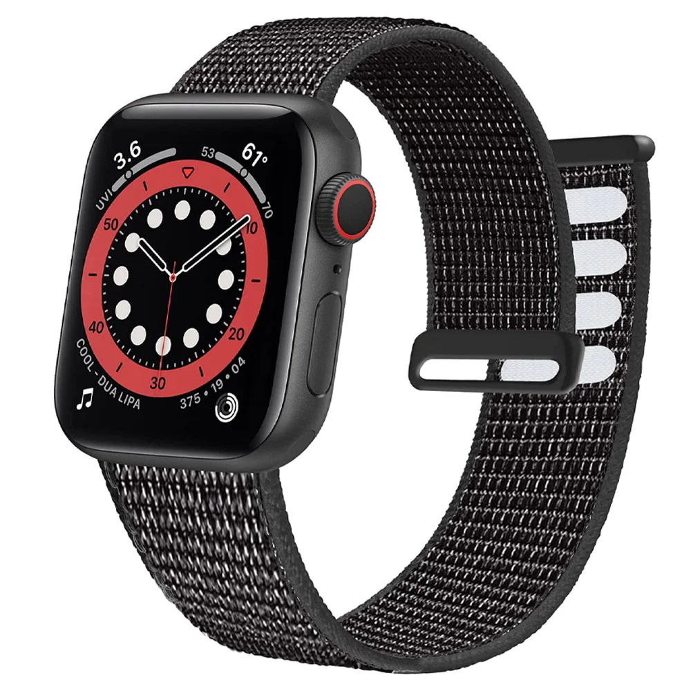 

Ремешок нейлоновый для apple watch band 44 мм 40 мм 45 мм 41 мм 42 мм 38 мм
