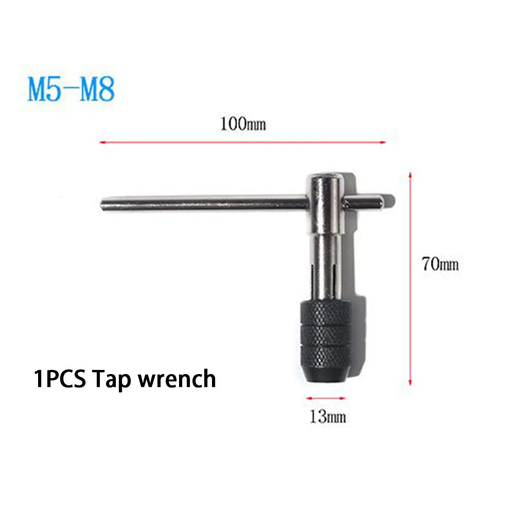 

2022 New Cheap Durable High Quality Hot Sale Tap Wrench Tool Single-ended Wrench T-Handle 45# Steel Adjustable