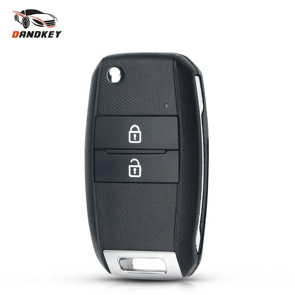 

Сменный выкидной ключ KEYYOU для Kia K2, K3, K5, Carens, 2 кнопки, складной корпус для автомобильного ключа-пульта, чехол-брелок, лезвие HY18