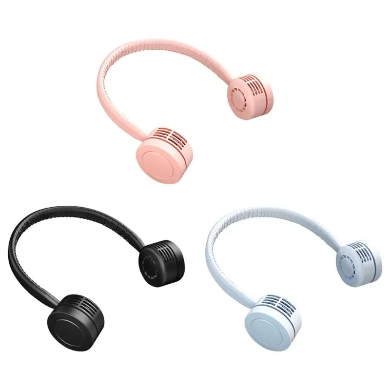 

Portable Fan Cooling Fan Hanging Neck Fan Wearable Neckband Fan