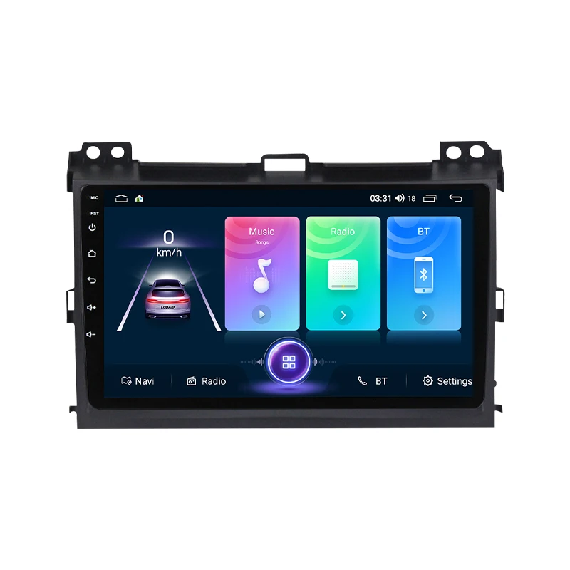 Заводской 16 г DVD Car Palyer Android автомобильный радиоприемник для Land Cruiser Prado 120 3 2002-2009