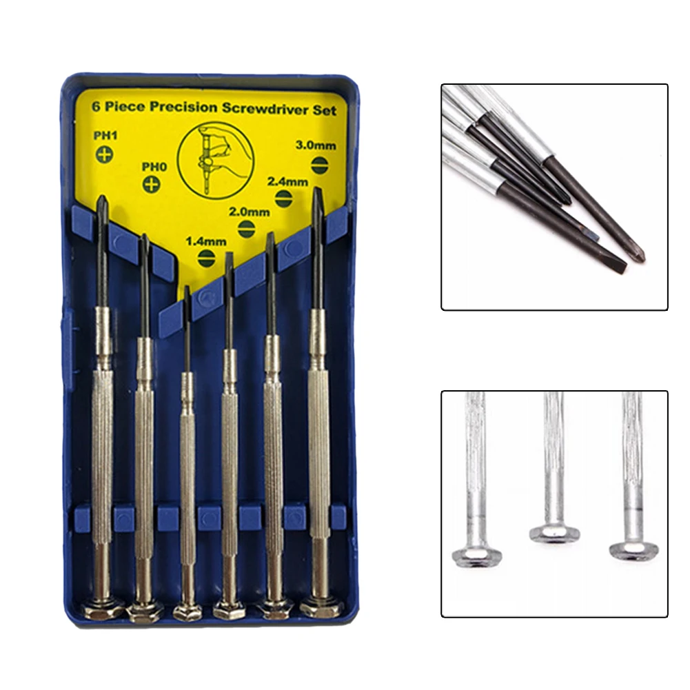 

6pcs Precision Screwdriver Set For Watch Jewelry Glasses Electronic Small Screw