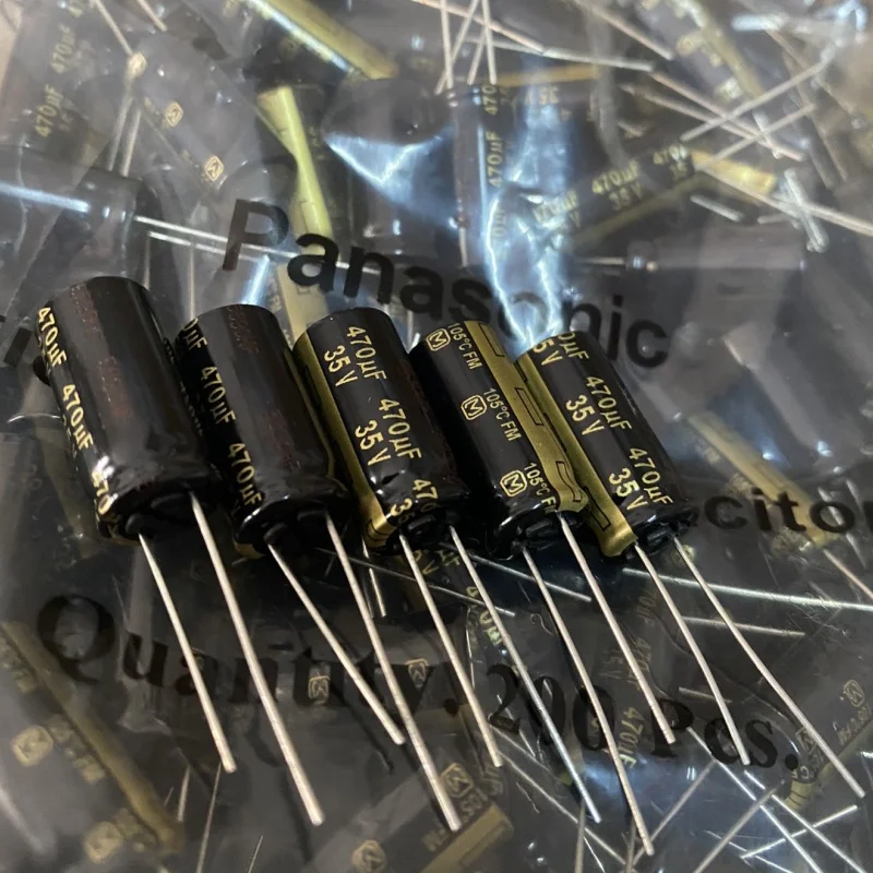 5 шт. конденсатор аудио Panasonic 35 в 470 мкФ 10x20 FM с низким сопротивлением