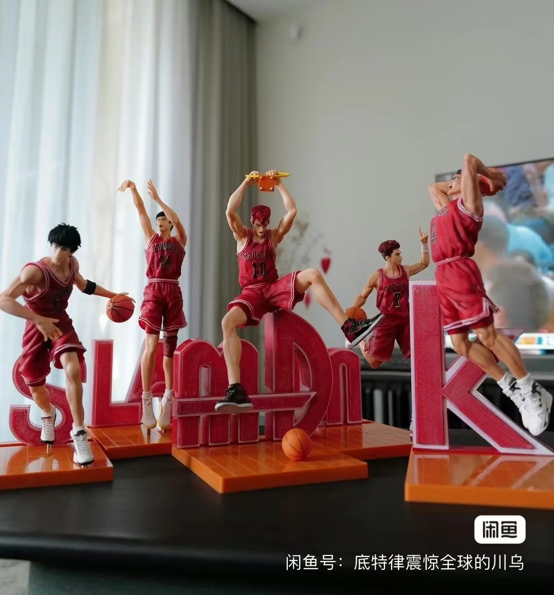 Фигурка аниме Slam Dunk Sakuragi Hanamichi Kaede Rukawa Hisashi Mitsui Ryota Miyagi Takenori Akagi Figures Toys Model Gift