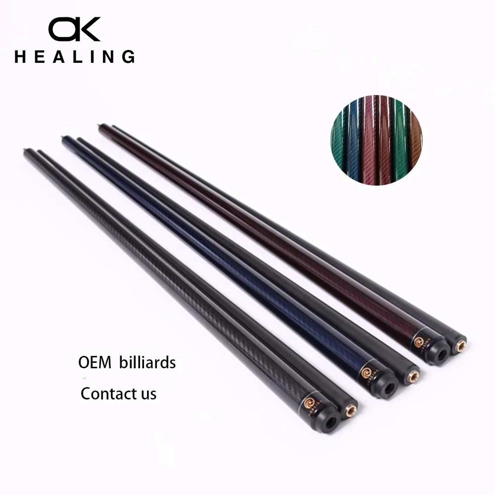 

Carbon Fiber Billiards Set 100% Carbon Fiber Shaft Carbon Fiber Butt Customized Order OEM order 12.4mm Tip Size Uniloc Joint