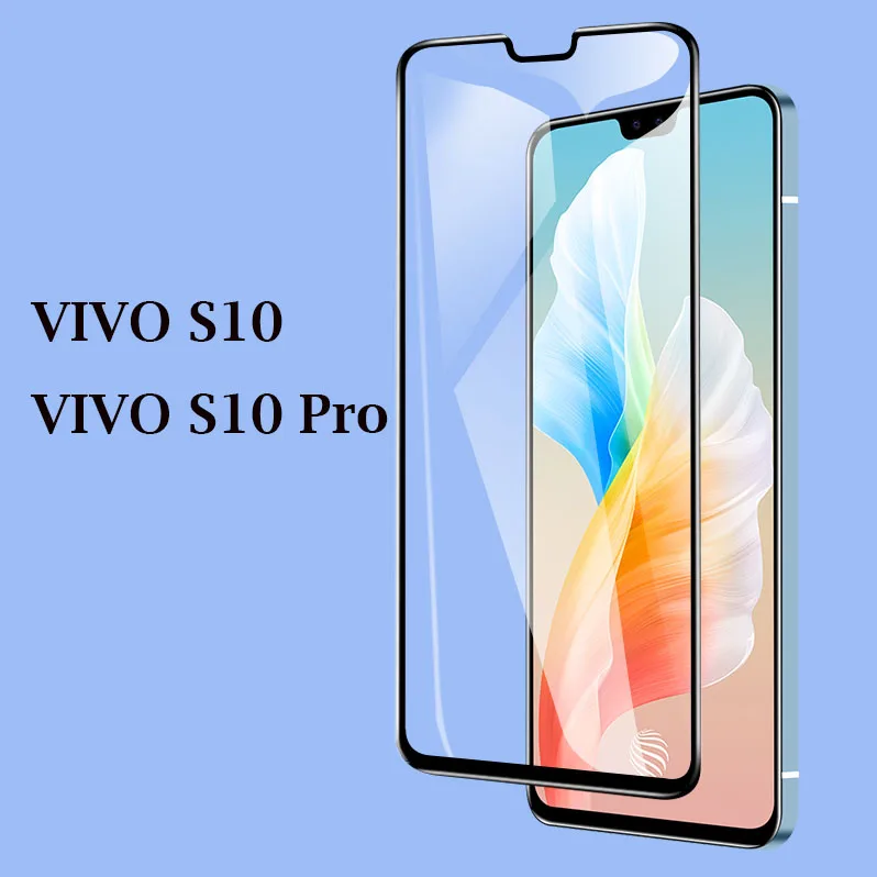 

Закаленное стекло для VIVO S10 Pro, Защита экрана для Vivo S10 Pro S10pro Vivos10 9H, полное покрытие, защита от царапин