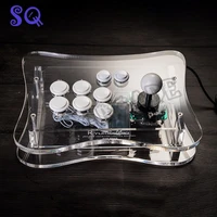 original sanwa arcade game transparent console ps3pcusb zero delay output joystick push button fighting platform machine