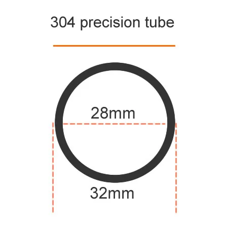 

Внешний диаметр 32 мм Толщина стены 1 мм 2 мм 3 мм 304 точная трубка из нержавеющей стали допуск 0,05 мм полированная внутри снаружи