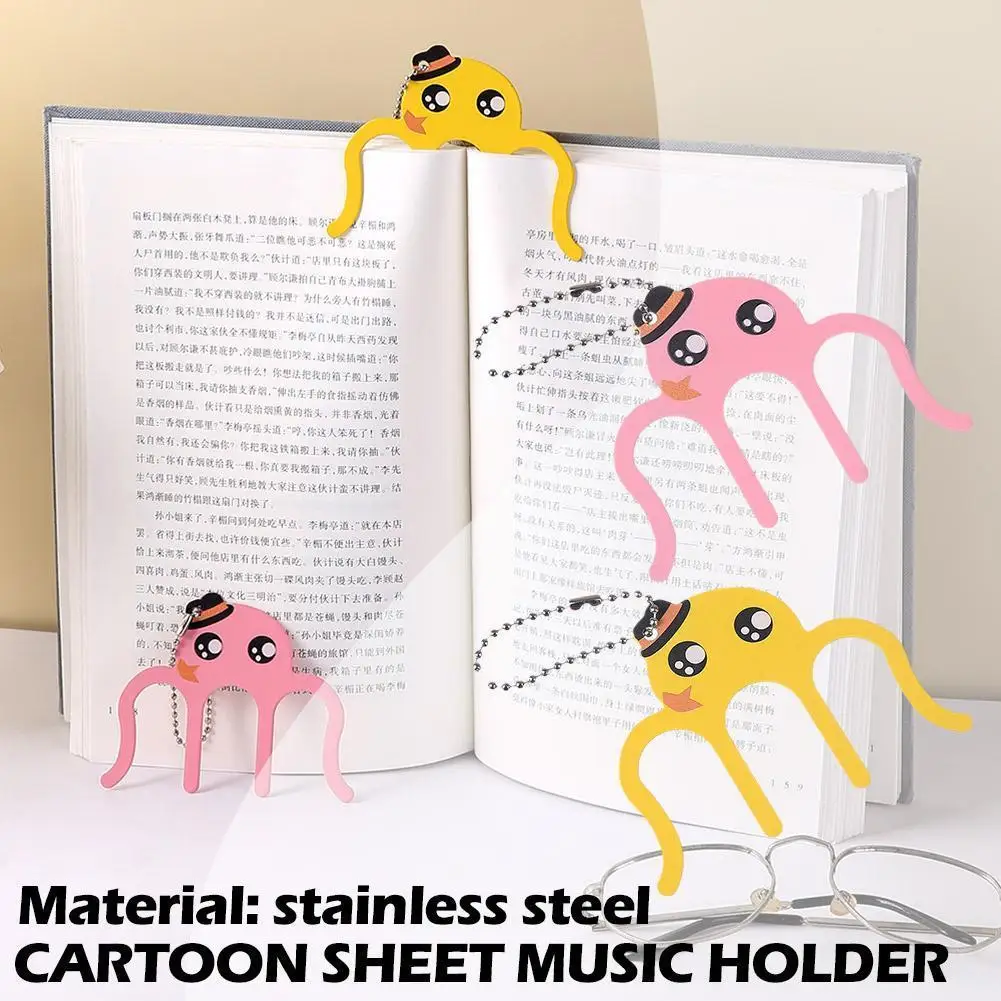 

Piano Stands Song Book Page Holder Clip Stainless Steel Note Sheet For Music Book Speech Cooking Recipe Magazines Newspaper J9A6