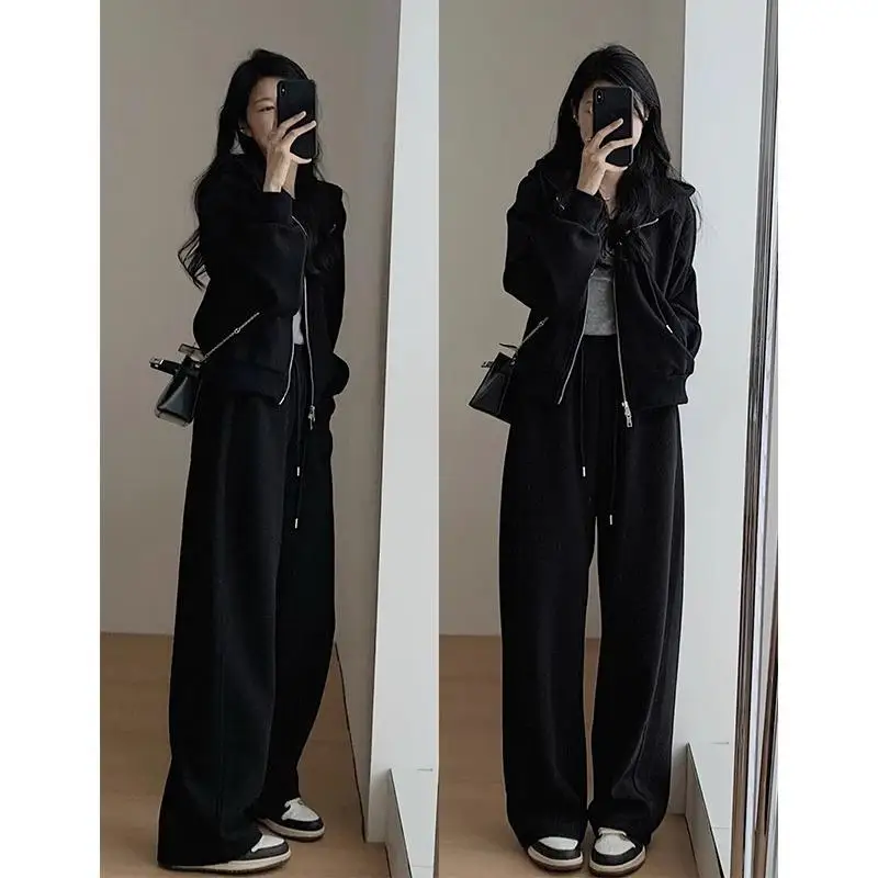 Женский спортивный костюм из двух предметов толстовка с длинным рукавом и