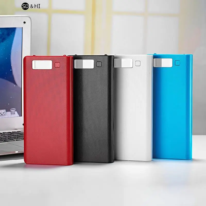 

1 шт., внешний аккумулятор с двумя USB-портами, 8 х1865 дюймов