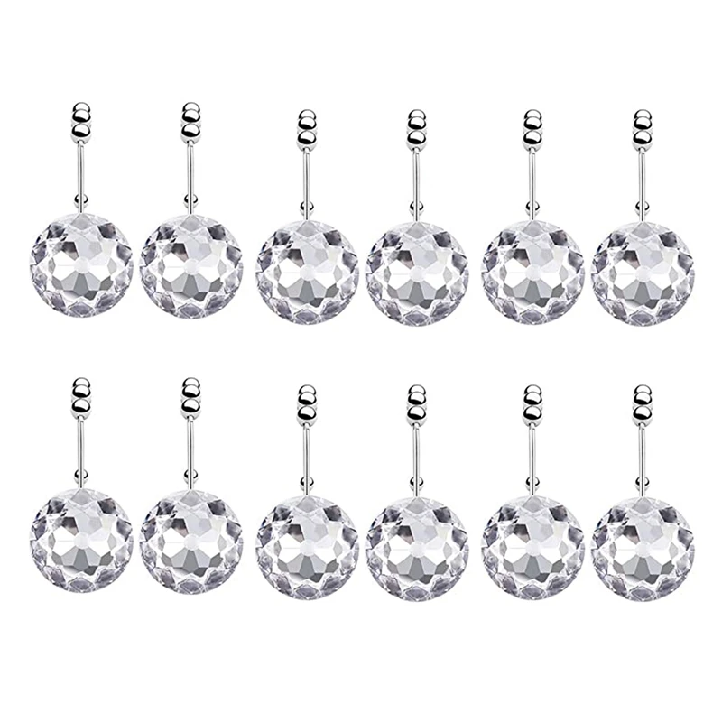 12 шт. крючки для занавесок душа кольца ванной комнаты двойные скользящие