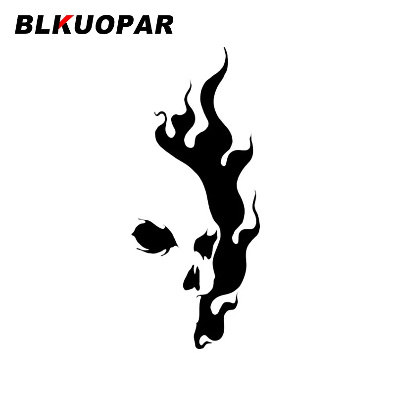 

Креативные автомобильные наклейки BLKUOPAR с рисунком огня, водонепроницаемые индивидуальные высекальные наклейки, забавные виниловые наклейки на окна, солнцезащитные пленки для автомобиля, графика