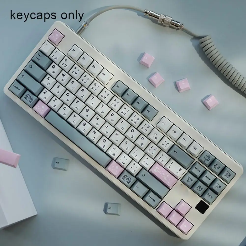 

Gmk Fuji Theme Keycaps Pbt Dye Sublimation Keys Caps For Profile Keycap For Mechanical Keyboard With 1.75u, 2u Shift H6p0
