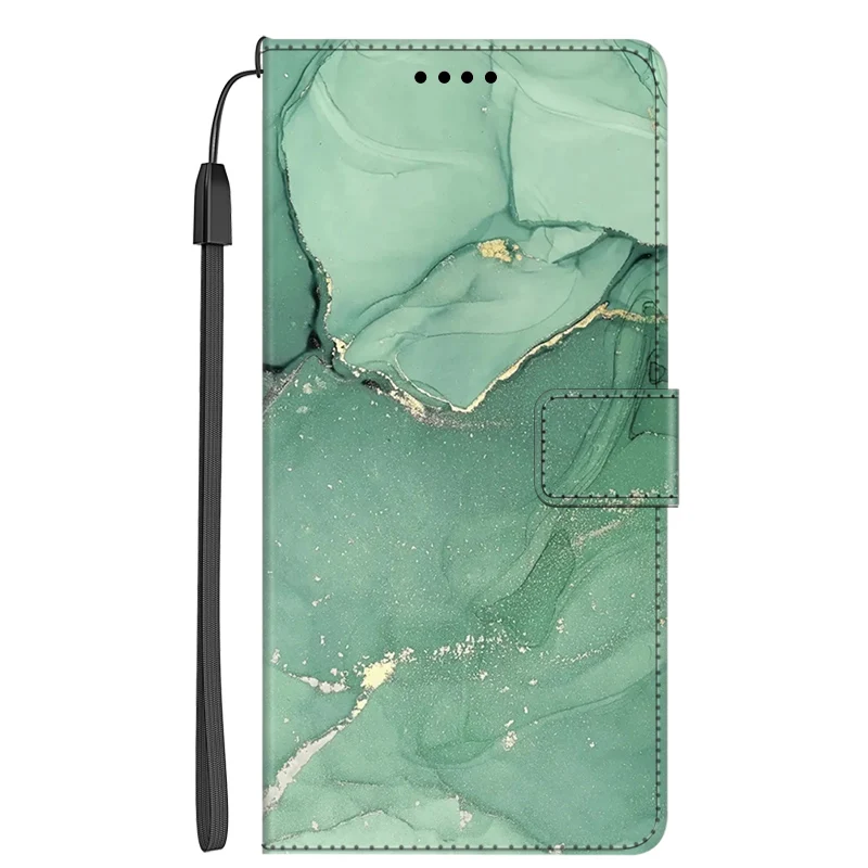 Фото Кожаный чехол для Asus Zenfone ZB601KL, ZB602KL, ZB555KL, мраморный Магнитный кошелек, флип-чехол для ZB631KL, ZB633KL, ZB634KL, оболочка №3