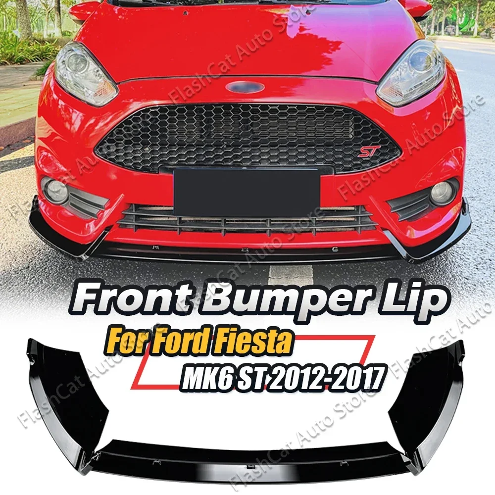 Передний бампер для автомобиля Fiesta MK6 ST B-Max B232 Ford 2012-2017 сплиттер спойлер диффузор