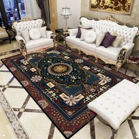 european style persian floral soft carpets for living room boho area rug beside coffee table bedroom chair floor mat bedside mat