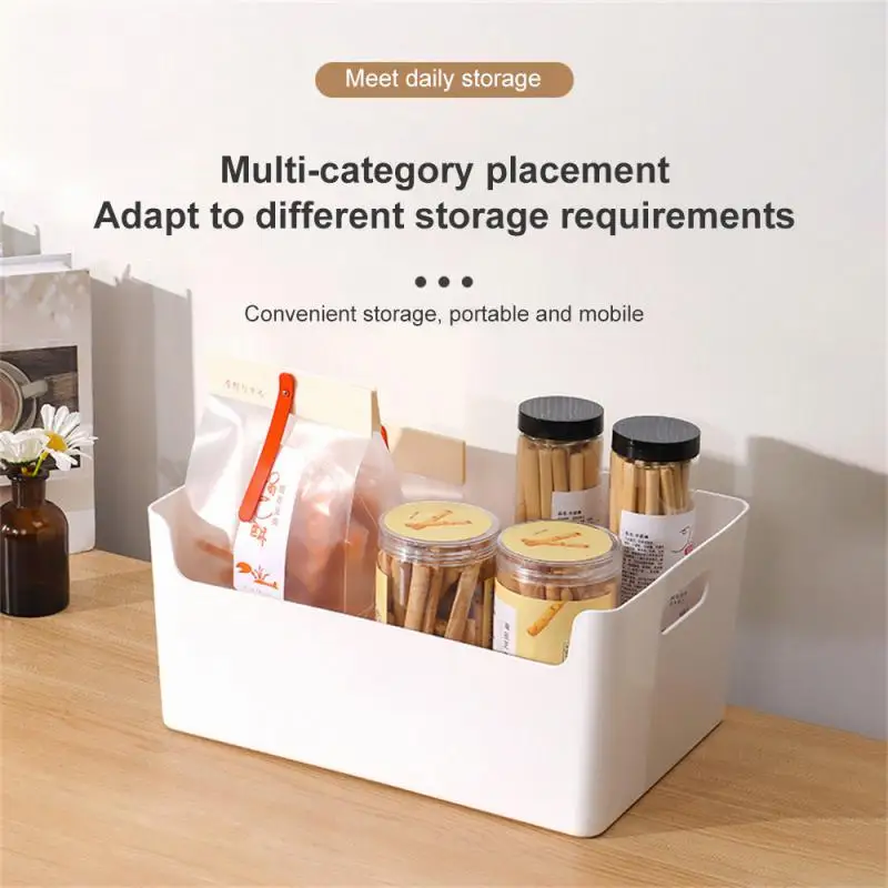 

Easy Mocing Storage Rack Sapce Saving Easy Cleaning Right Angle Storage Box Plastic Desktop Storage Case Organizer Tool Simple