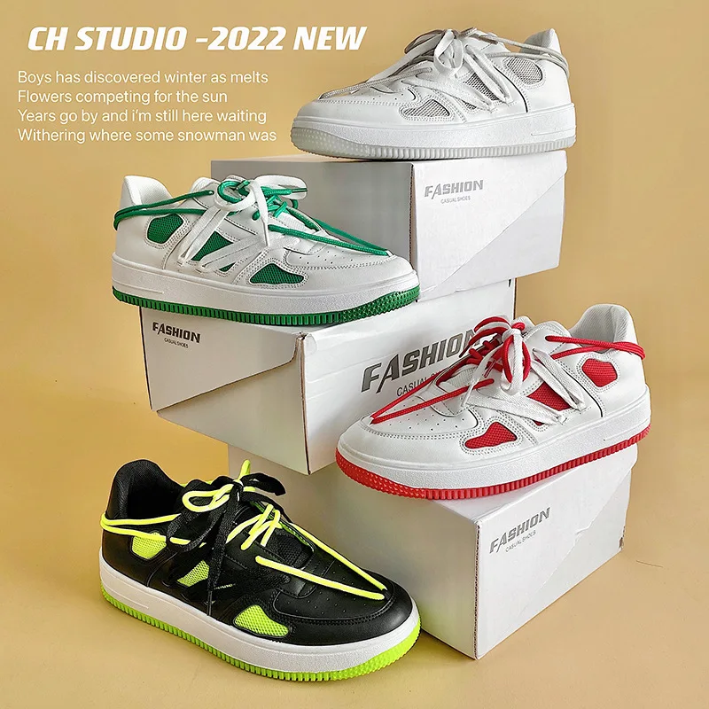 

Men's Shoes 2022 Spring New Men's Shoes Students Low Top Mesh Breathable Leisure Sports Small White Shoes Loafers Men