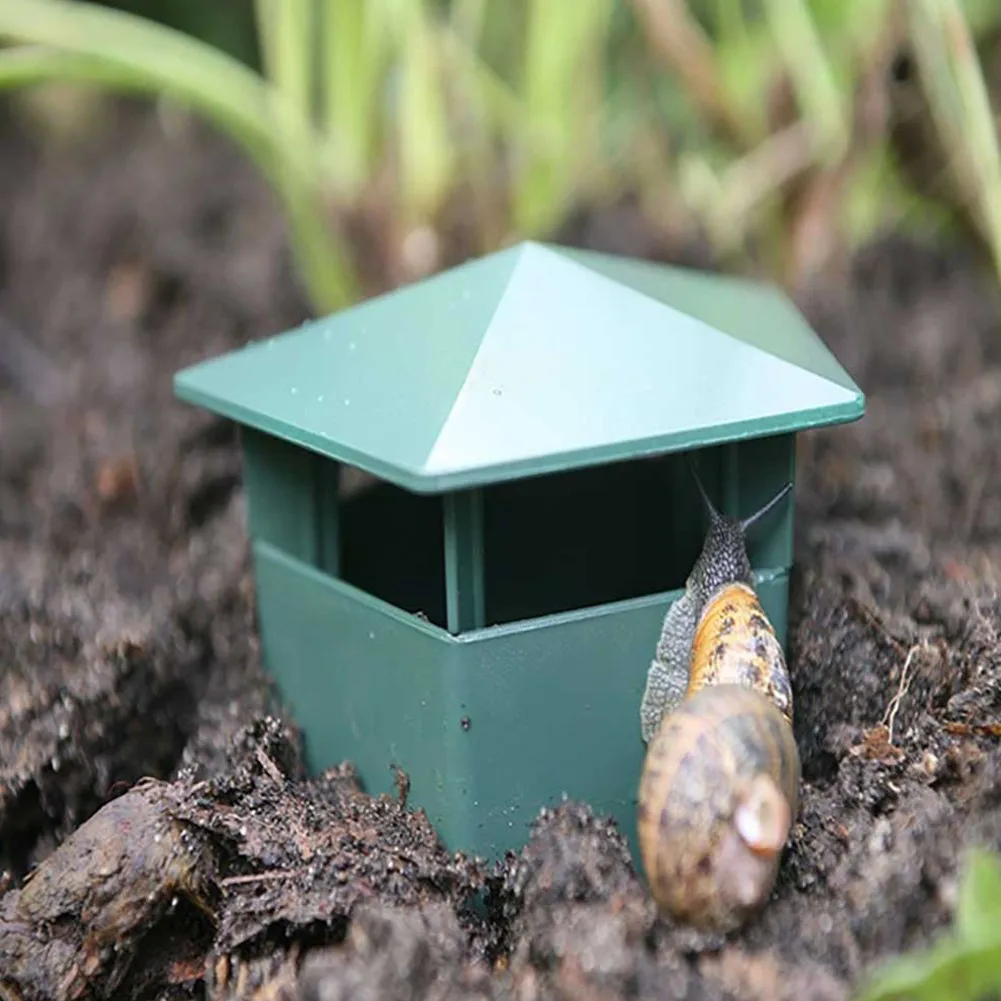 

1pc Plastic Snail Trapper Eco-friendly Snail Cage Slug House Reusable Garden Pest Catch Trap Pest Repeller Garden Farm Protector