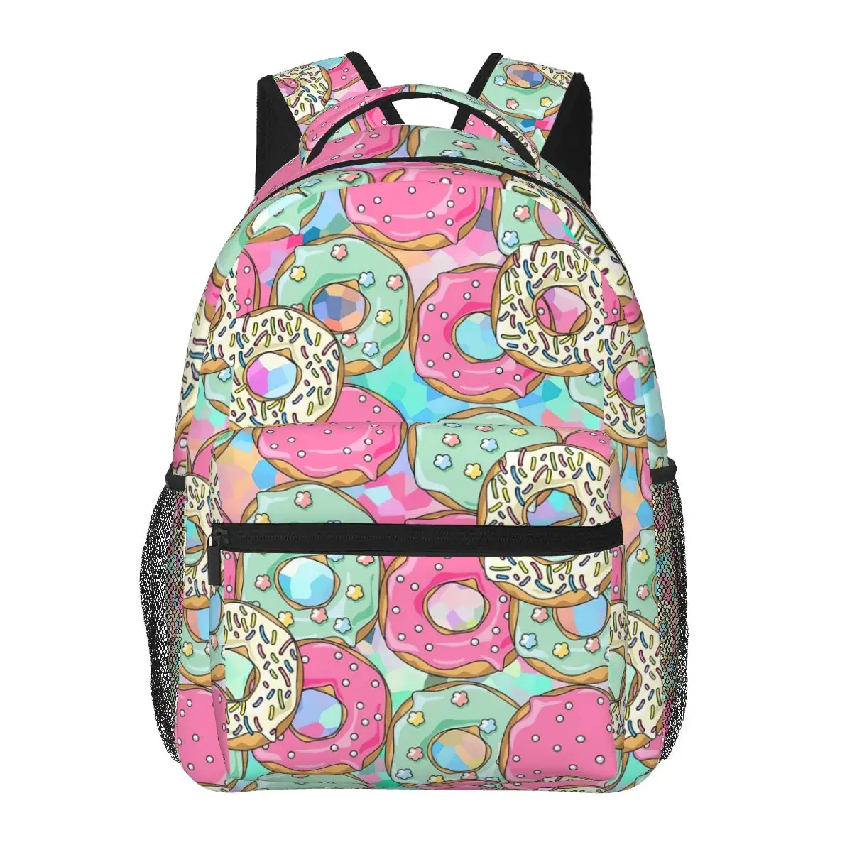

Casual New Simple Women Backpack for Teenage Travel Shoulder Bag Doughnut (5)