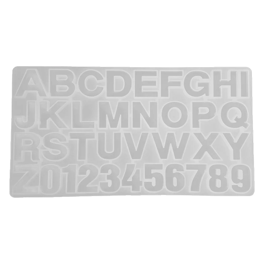 

Silicone Molds Letter Baking Chocolate Resin Epoxy Soap Mould Diy Jewelry Candy Number Fondant Mold Making Die Maker Cookie