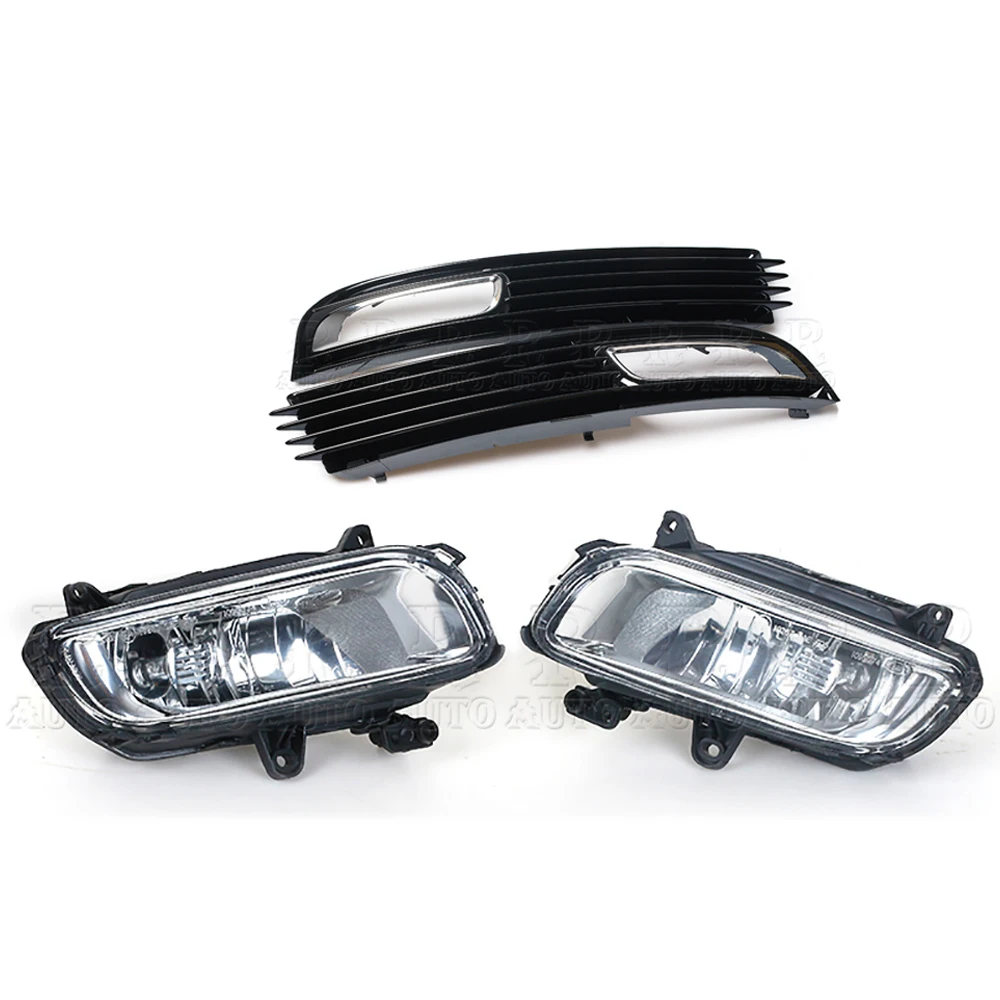 

Для Audi A8 QUATTRO A8 D3 2008-2010 1 комплект, 4 шт., левая и правая галогенная противотуманная фара, крышка решетки переднего бампера 4E0941699B 4E0941700B