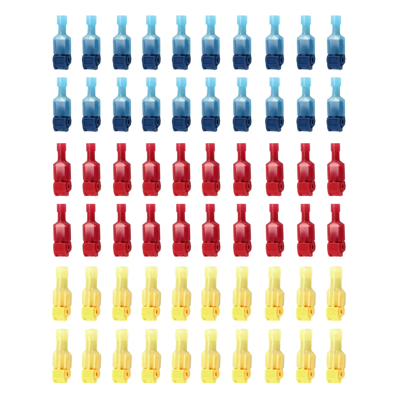 

Т-образные соединители для проводов, упаковка из 60 быстропаяльных T-образных соединителей, ассортимент соединителей для проводов