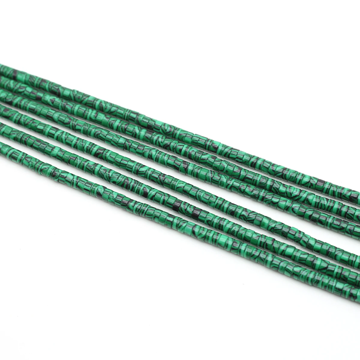 

Natural Stone Beads Small Cylindrical Shape Malachite Stone Charms for Jewelry Making Necklace Bracelet Decoration