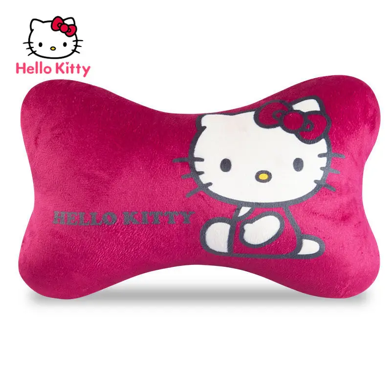 

Симпатичная зимняя плюшевая Автомобильная подушка Hello Kitty для подголовника