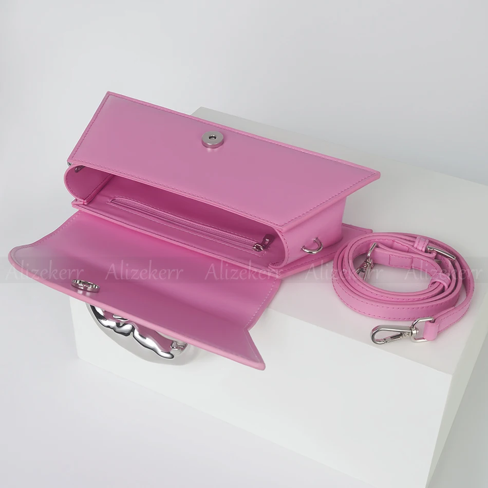 Модные сумки с металлической ручкой для женщин 2023 дизайнерские Роскошные