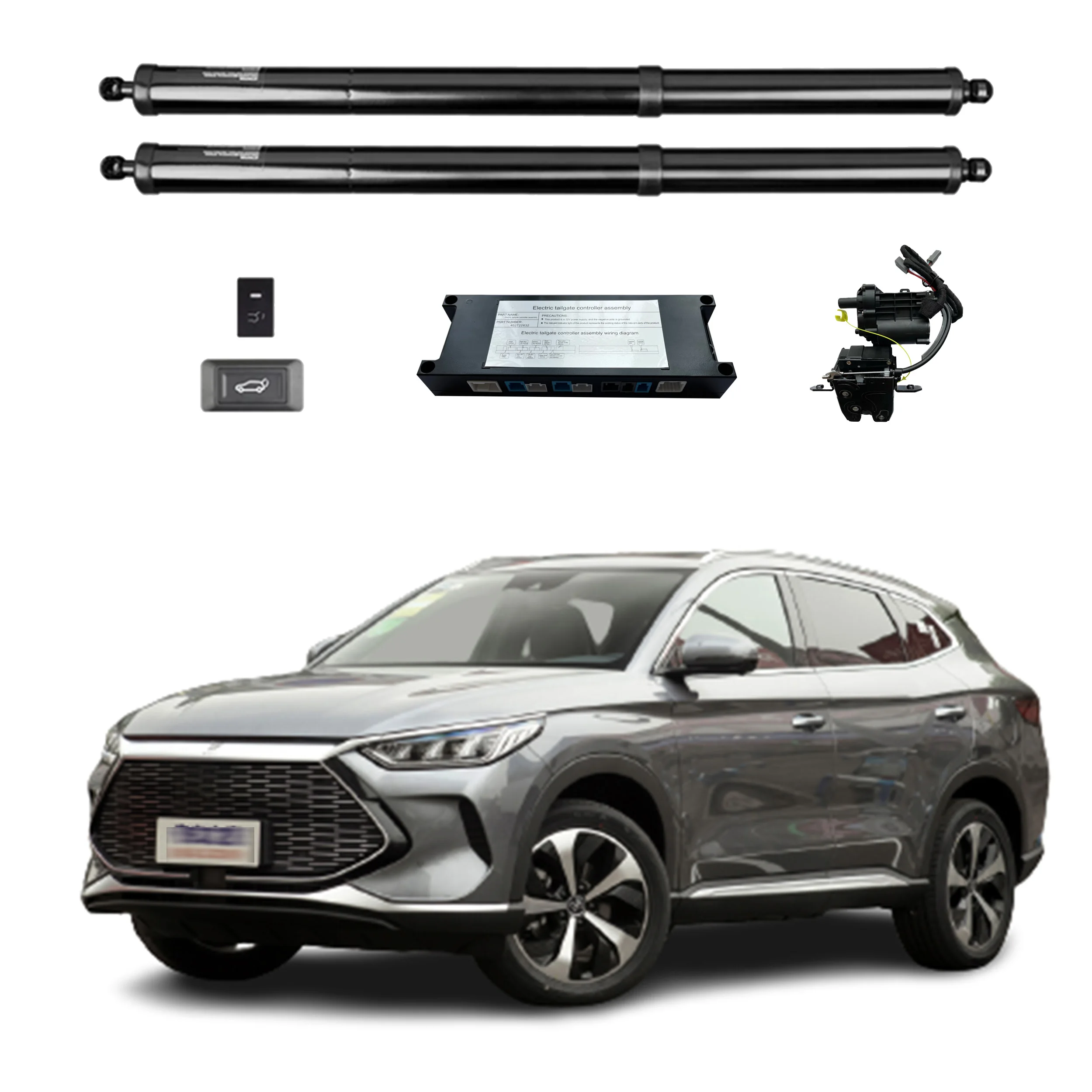 

For BYD Song Plus 2019+ Smart Power Tailgate Electric Rear Door Auto Trunk Remote Control Hands-Free Foot-Activated Optional