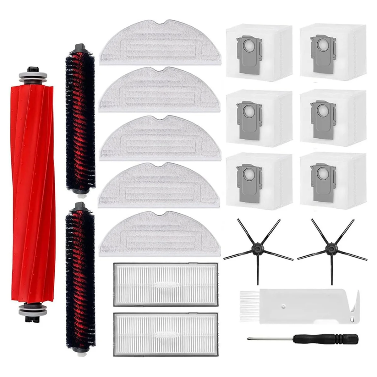 Сменные детали для пылесоса S7 MaxV Ultra/S7 Pro основная боковая щетка фильтр НЕРА