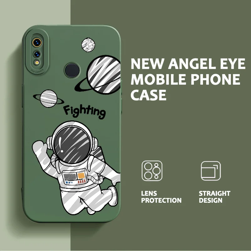 

Creative Angel Eyes Case for Realme 3 3i 5 5i 5S 6S 6 Pro X Lite Realme Q Narzo Planetary Astronaut Soft TPU Phone Casing