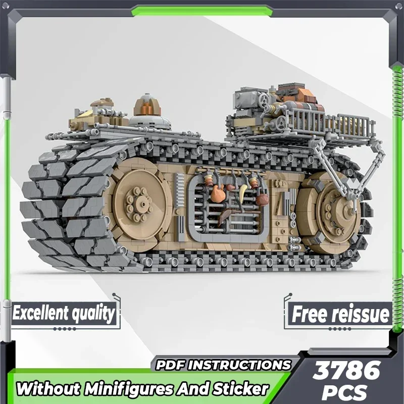 Звездная модель фильма Moc строительные кирпичи DN-25 беговечный гусеничный