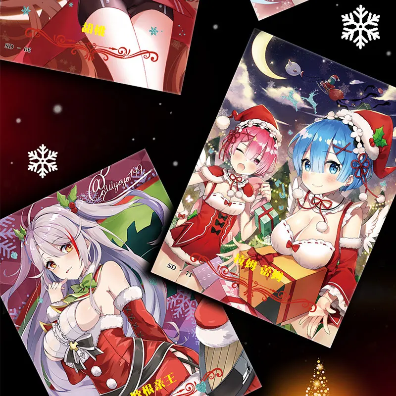 Хэллоуин Ночная Богиня История Коллекционные Карты Аниме Девушки Лазерные