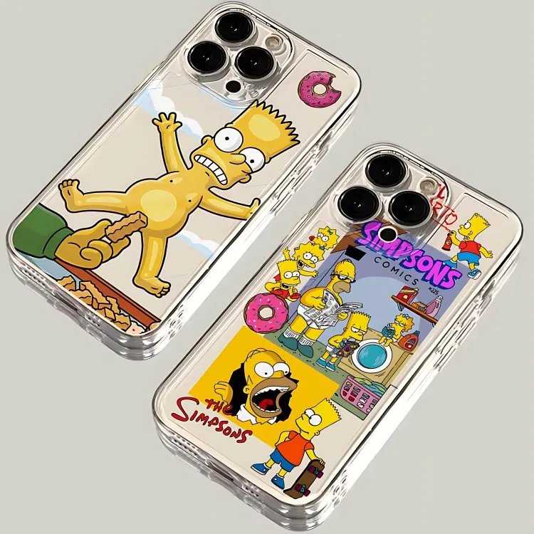 Фото Чехол для телефона F-Funny S-Simpsons Family для Xiaomi Redmi Note 15 15C 14 13 12 12S 12C 11 10 13C 10s A2 A3 Pro Plus 4G 5G, чехол из ТПУ №2