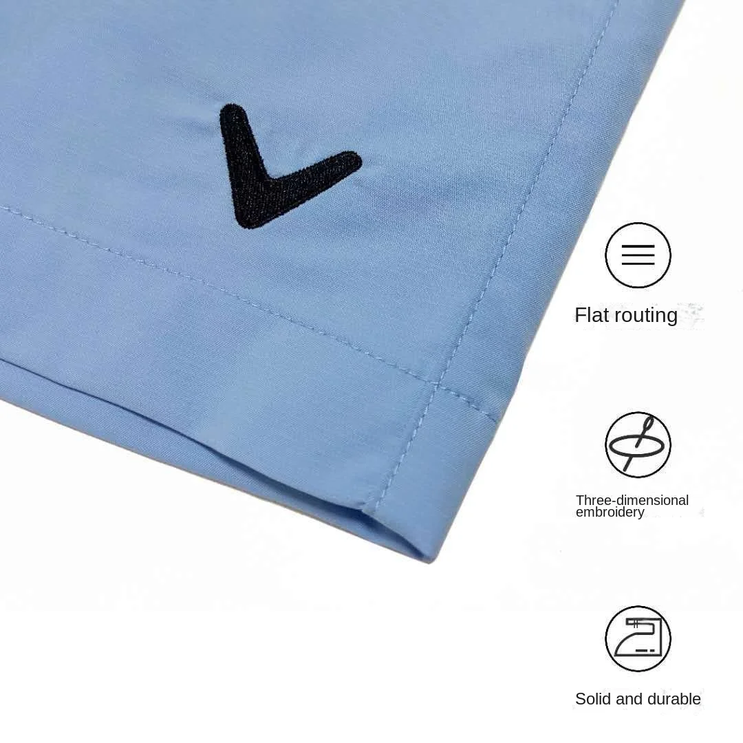 Brand Callaway Golf Shorts 2023 Men's summer casual shorts Loose men's style embroidered shorts men's embroidered Polo shirt
