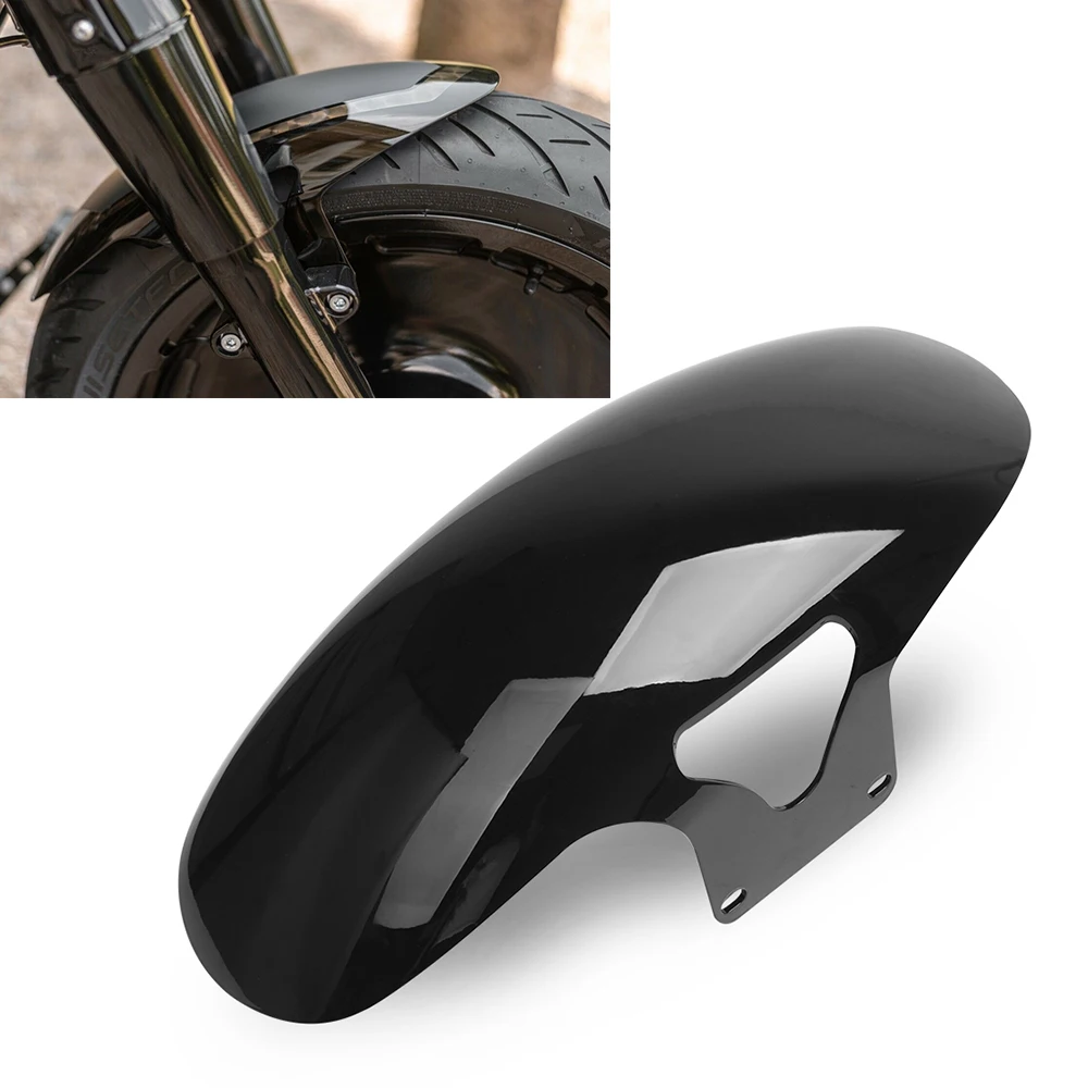 

Motorcycle Gloss Black Front Fender Mudguard Cover Protector For Harley Softail M8 Fatboy FLFBS FLFB 2018-2022 2021