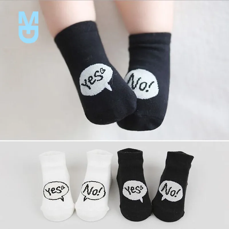 

New 2022 Spring Baby Socks born Cotton Boys Girls Cute Toddler Asymmetry Anti-slip Socks