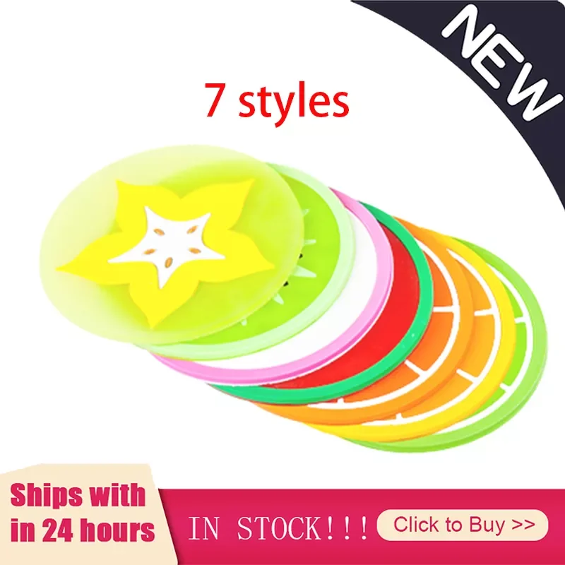 

2023New Shape Cup Coaster Silicone Cup Pad Slip Insulation Pad Cup Mat Hot Drink Holder Mug Stand Home Kitchen Accessories