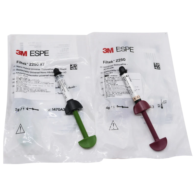

Dental Filling Composite Resin 3M ESPE Filtek Z250 Light Cure Composite 3g&4g/Syringe A1 A2 A3 A3.5 Shade Dentistry Materials