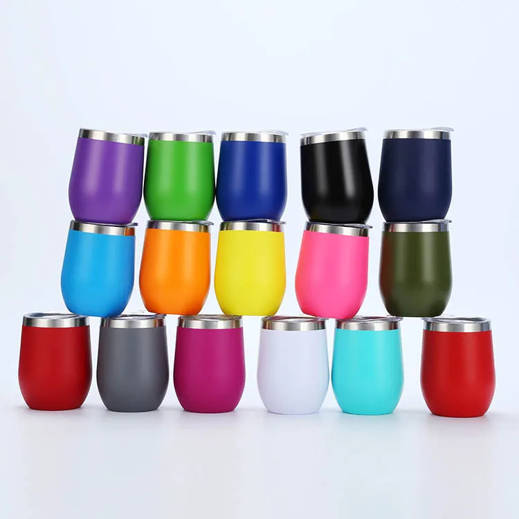 

12oz Stainless Steel Vacuum Cup Unbreakable Premium Metal Drinking Glasses Glasses for Kids and Adults