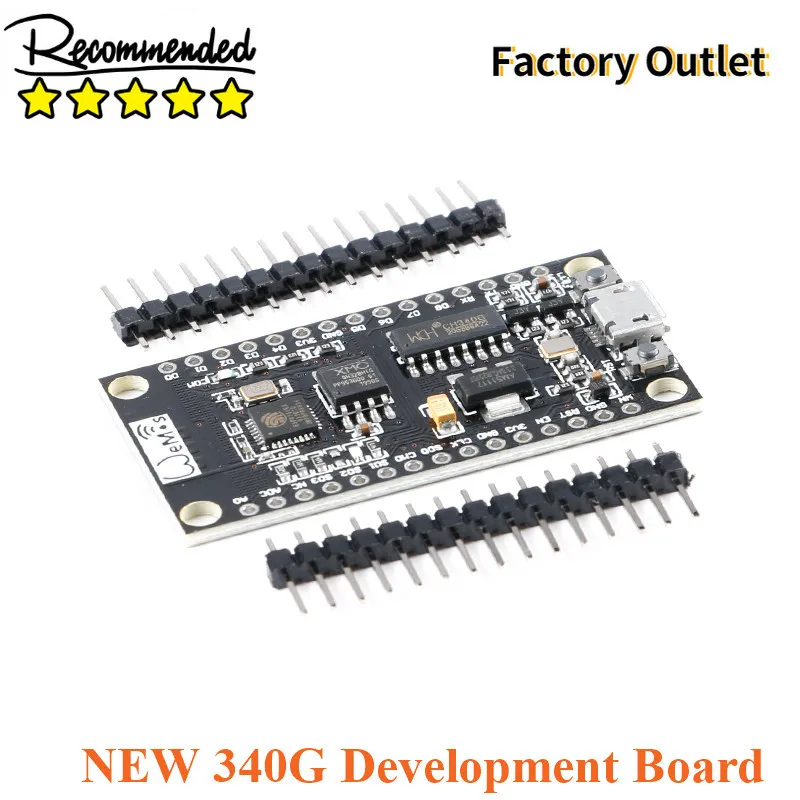 

CH340G Development Board Module Demo Board NODEMCU Compatible ESP8266 32M WIFI Wireless Module IoT for Arduino