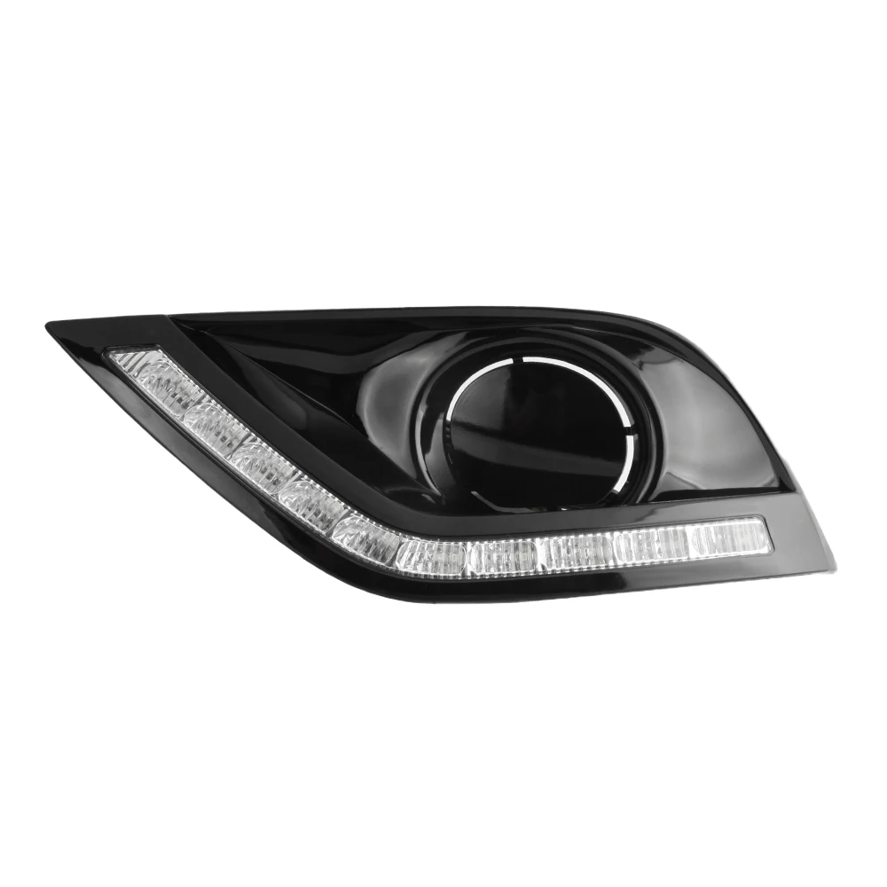 Дневные ходовые огни светодиодного типа для Nissan Almera Latio Sunny Versa 2014 2015 2016 2017 2018 (комплект из 2 штук).